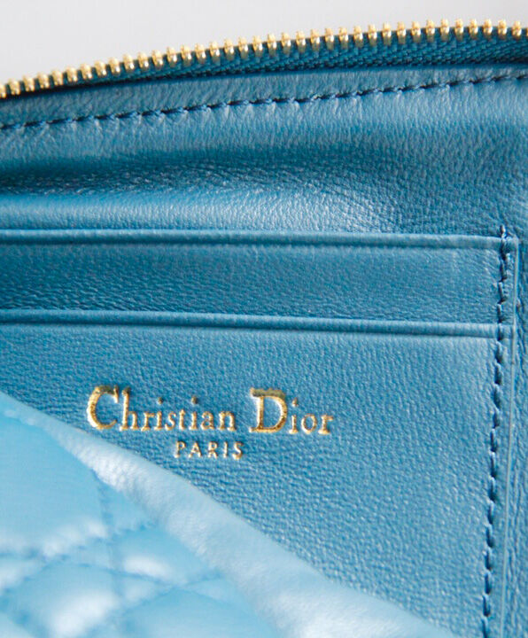 Christian Dior Caro Multifunctional Pouch Bag Blue